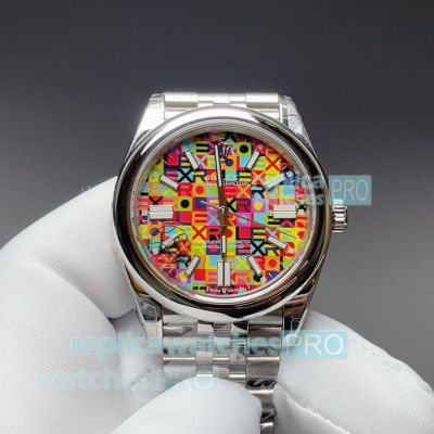 New Swiss Replica VS Rolex Oyster Perpetual 126000 Celebration Dial Stainless Steel Watch 